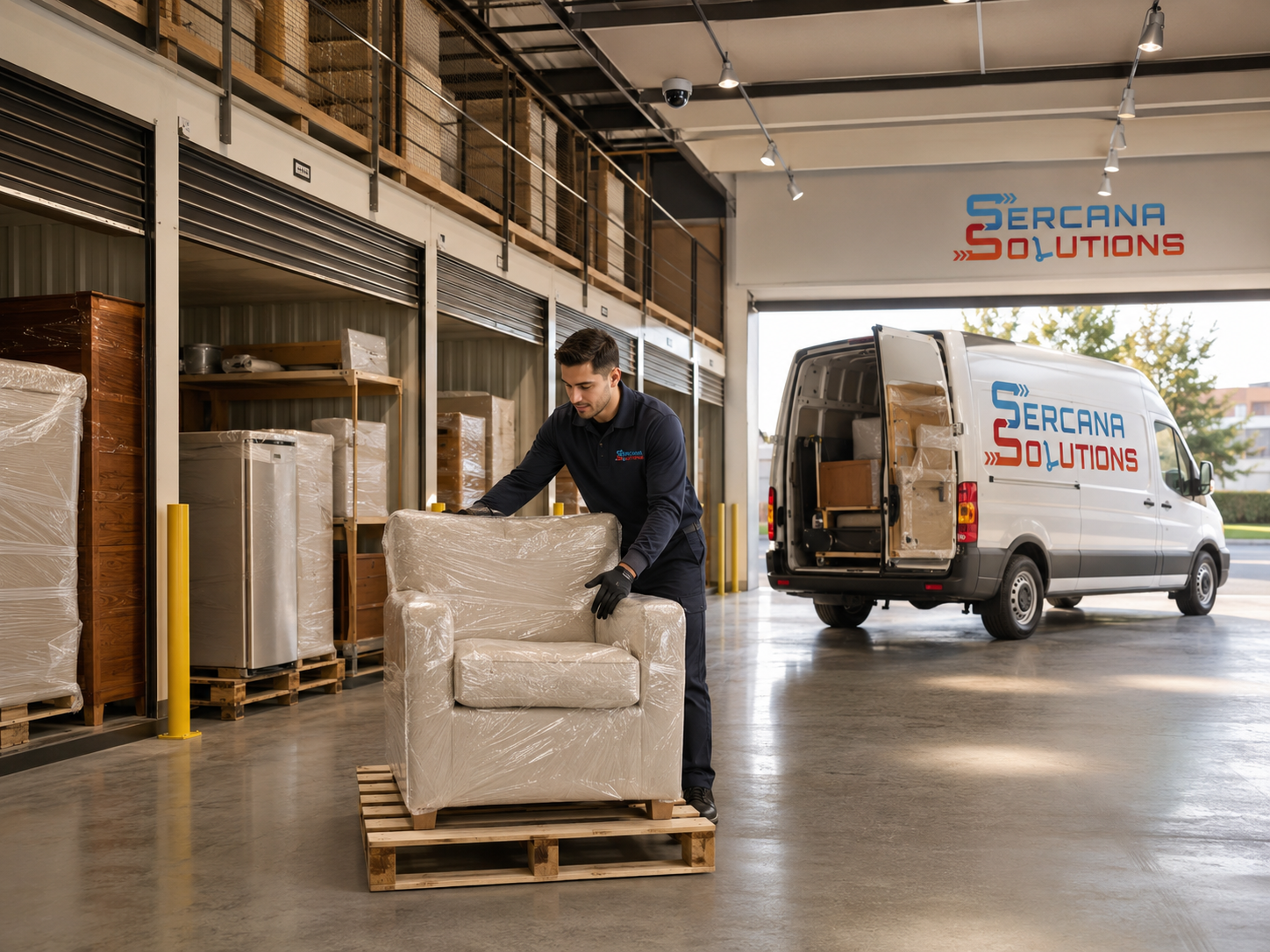 Instalaciones de guardamuebles Sercana Solutions